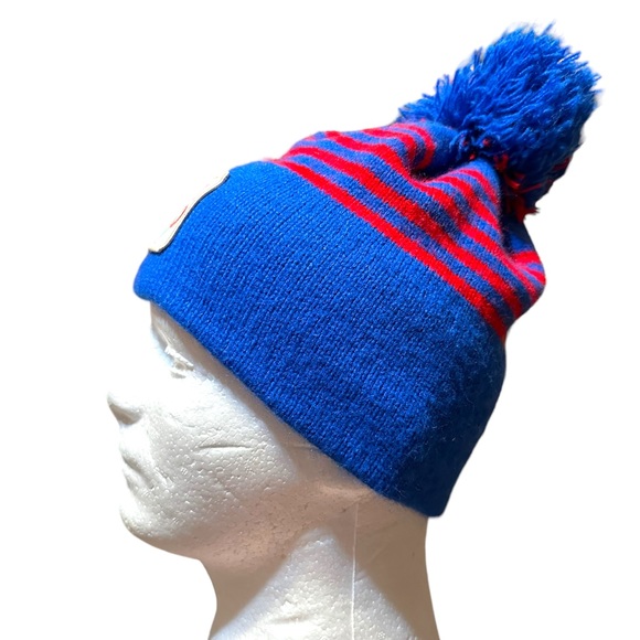 Vintage Drew Pearson Team USA Olympics Beanie Hat Pom Clutch Winter - Picture 7 of 12